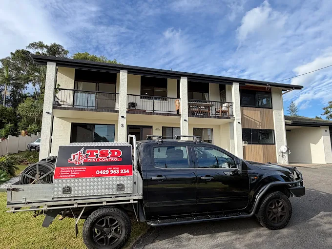 Homeowner inspecting reduced cockroach activity a week after pest control service